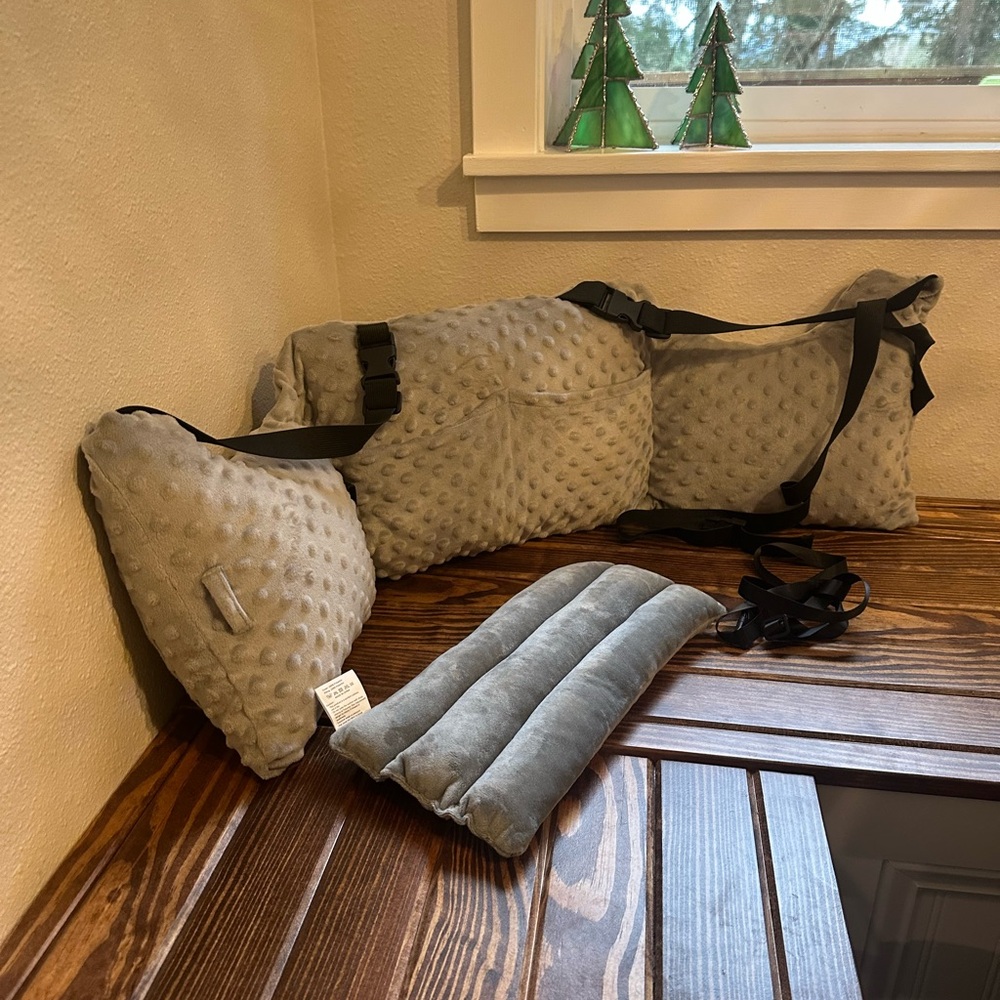 Gray Mastectomy Pillow Set